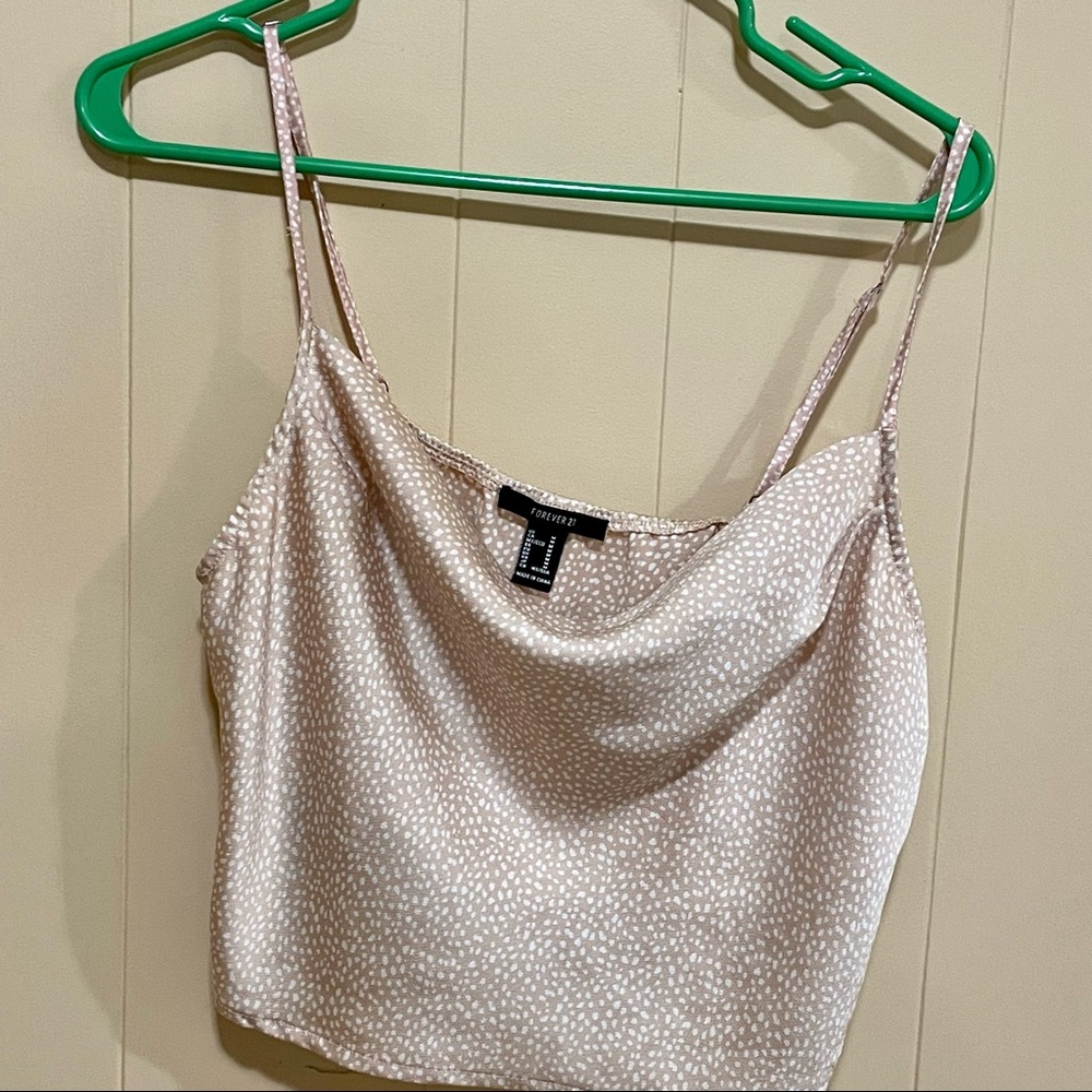 Forget 21 silk crop top